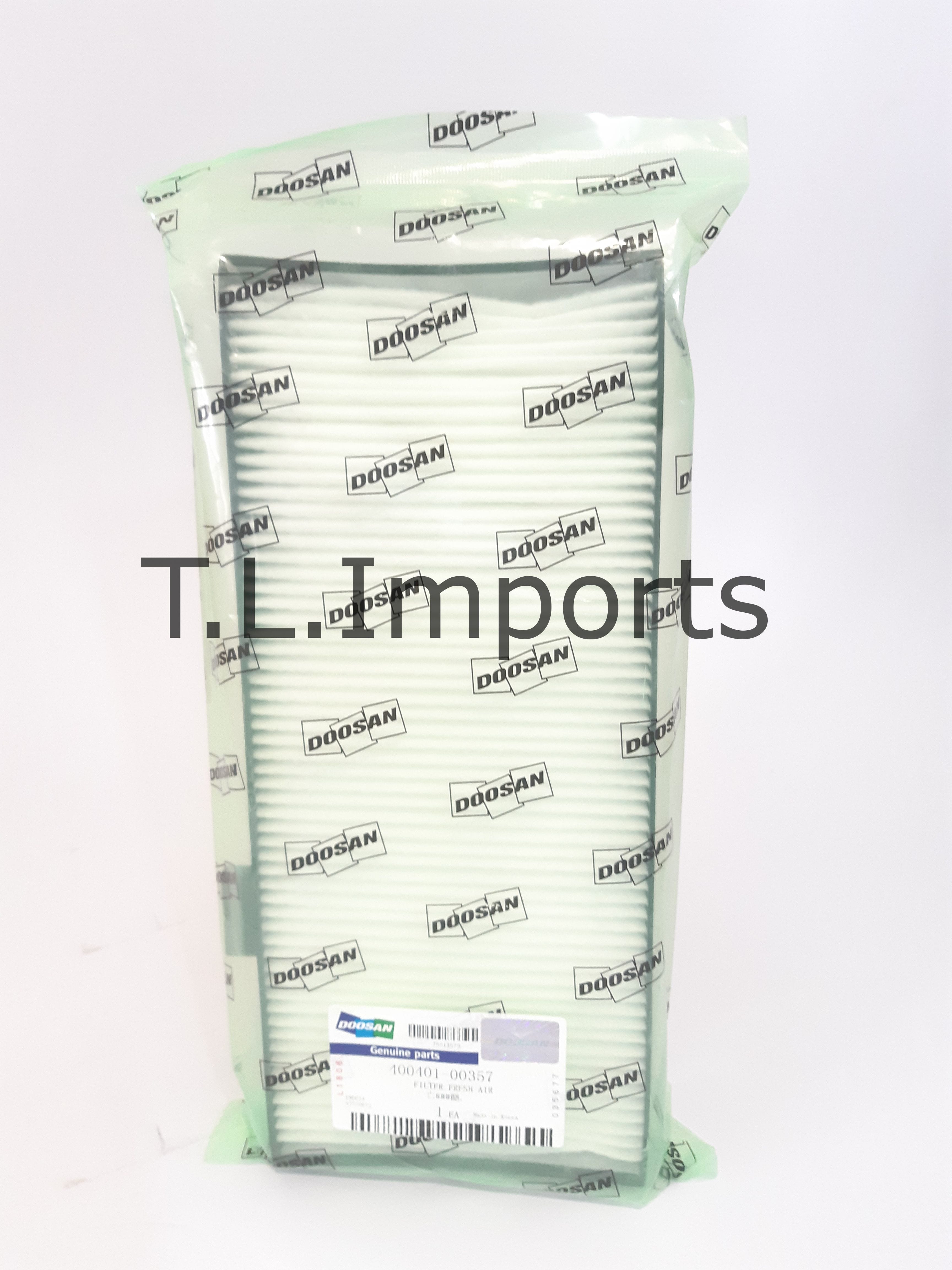 Doosan Filter Fresh Air - 400401-00357 Doosan Filter Fresh Air - 400401-00357